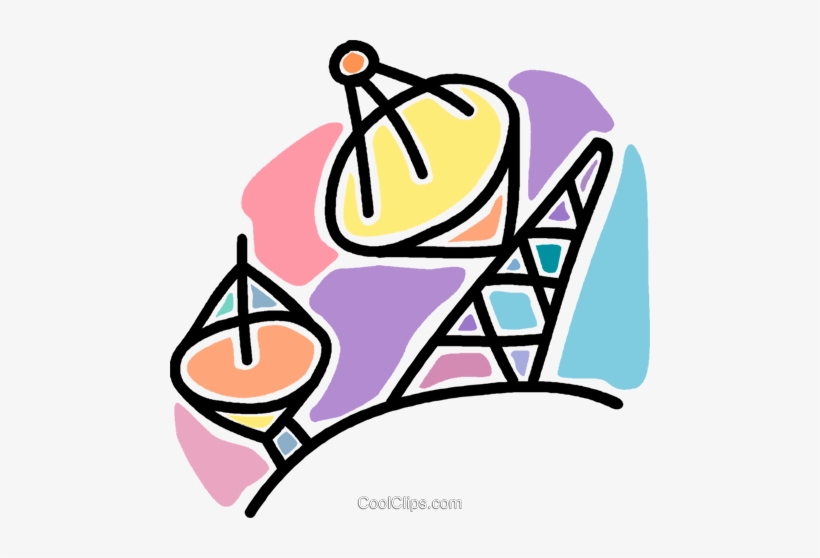 Satellite Dish, Telecommunications Royalty Free Vector - Sécurité Des Reseaux Sans Fil, transparent png