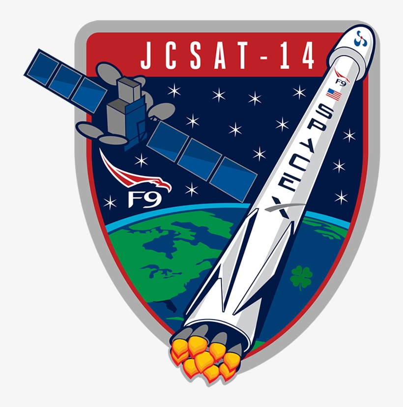 Spacex Falcon9 Jcsat 15 Mission Patch - Spacex Nro Mission Patch, transparent png
