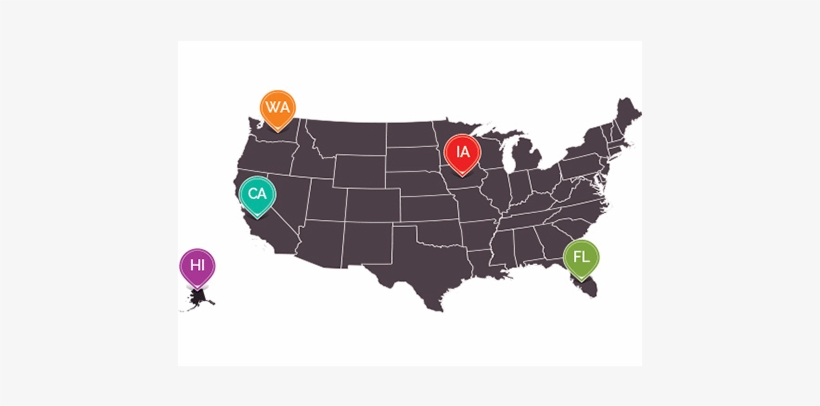 Seller Of Travel Laws Map - Mlb American League And National League Map, transparent png