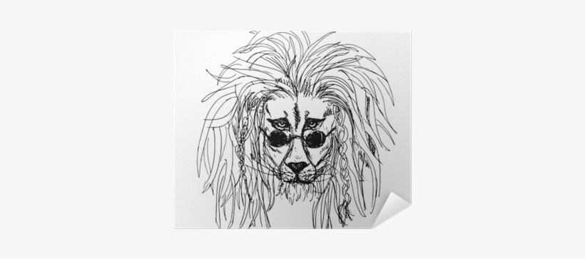 Hipster Lion Tattoo, transparent png