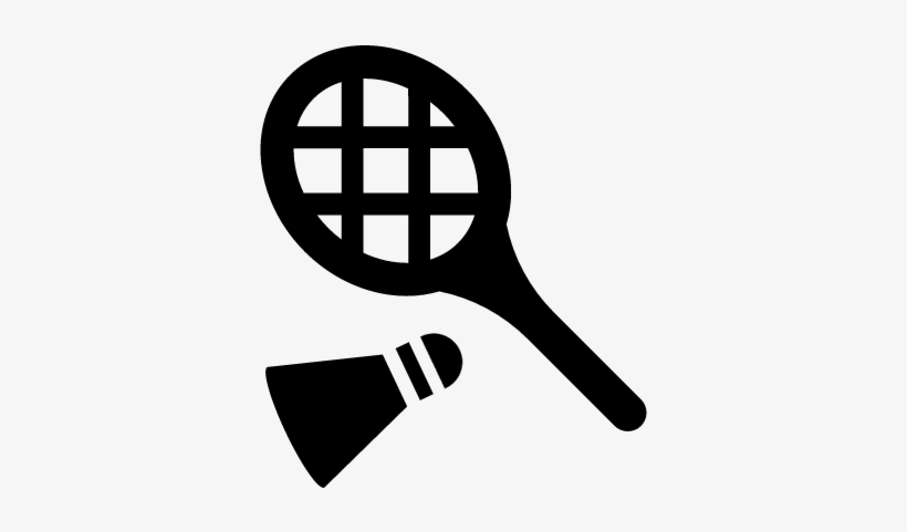 Badminton Racket And Feather Vector - Badminton Icon Vector, transparent png