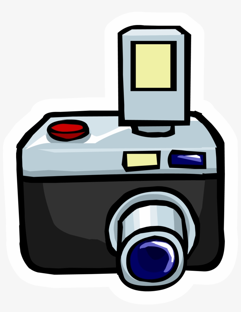 Clipart Camera Photography Club - Club Penguin Camera Pin, transparent png