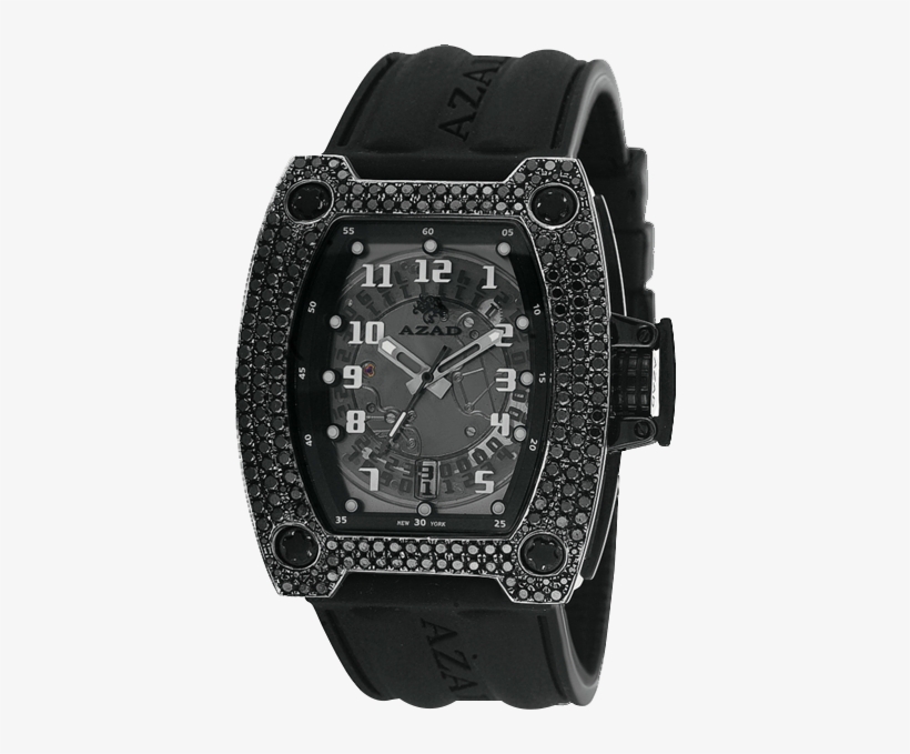Ice 4 - 5ct Diamond - Azad Ice Edition Rose Gold Plated Limited Edition Watch, transparent png