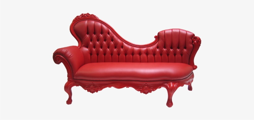 Prague Red Double Chaise Lounge - Pop Art Furniture Png, transparent png
