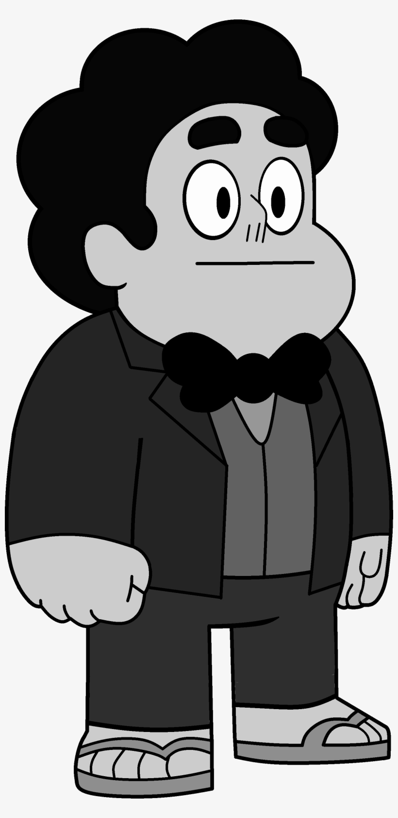 Chille Tid - Steven Universe Black And White, transparent png
