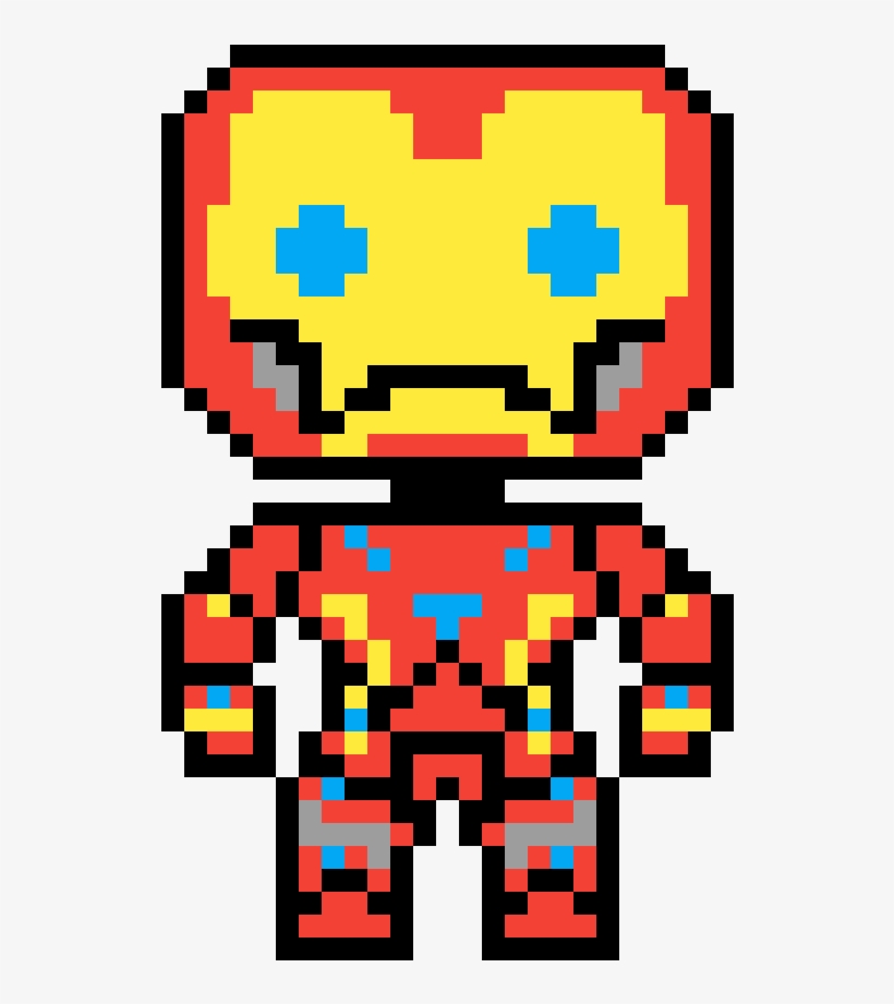 Iron Man 8 Bit - Iron Man 8 Bits, transparent png