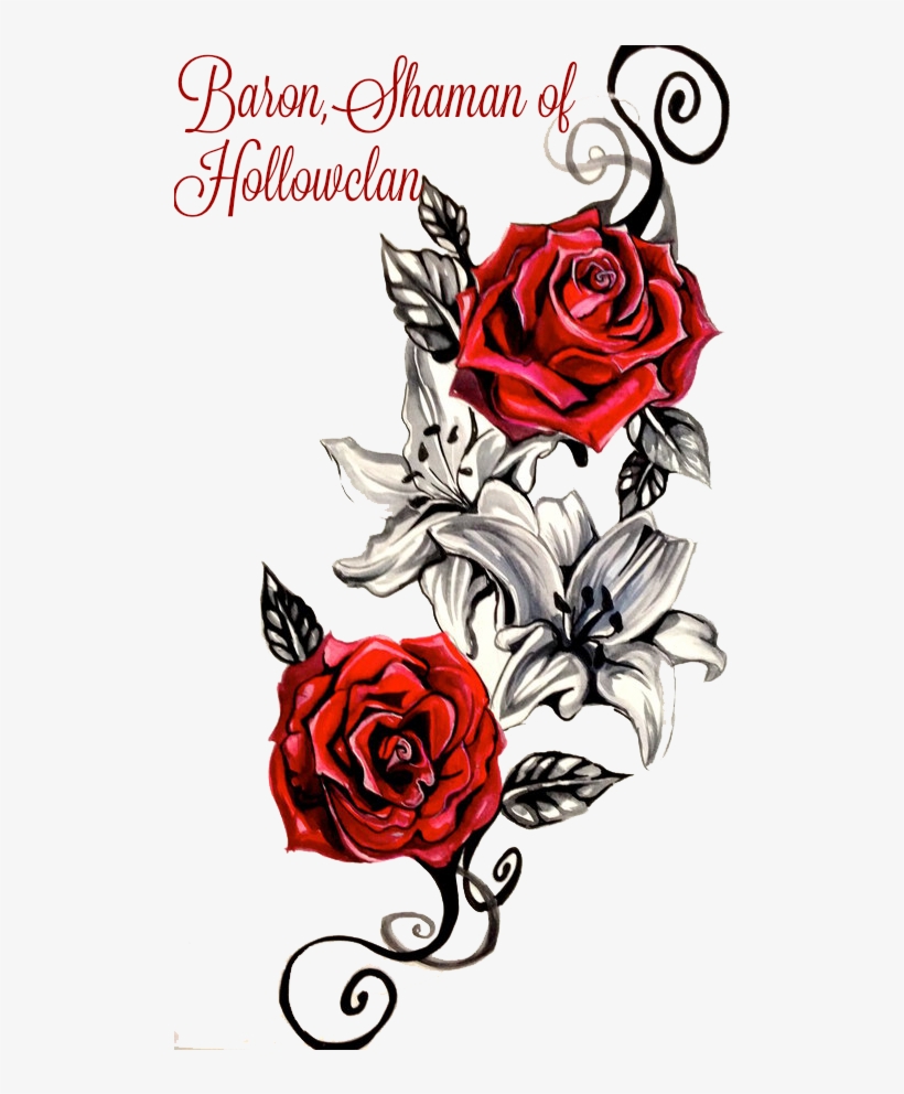 Rose Tattoo Png Clipart - Rose Tattoo Png, transparent png