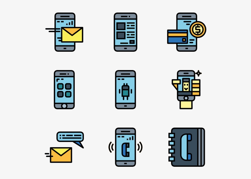 Mobile And Telephone, transparent png