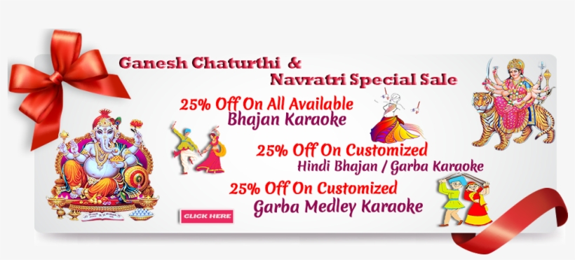 Get All Available And Custom Bhajan/garba Karaoke At - Glitter Posters, transparent png