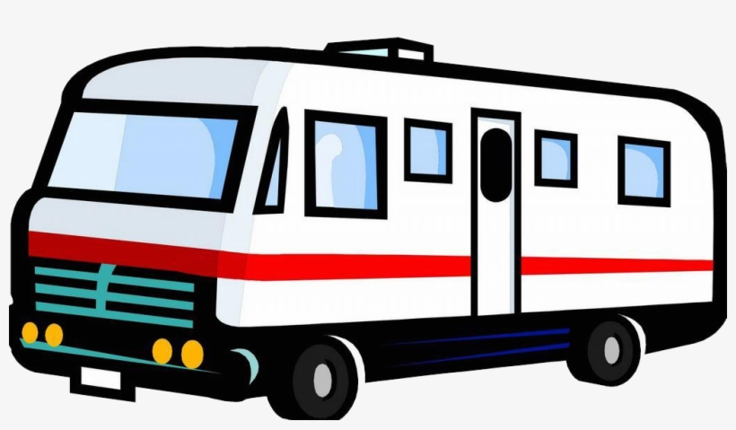 Motorhome Road Trip Clipart - Rv Clipart Png, transparent png