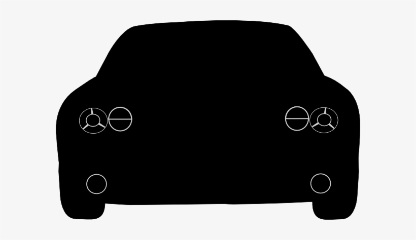 Cartoon Car From Behind, transparent png