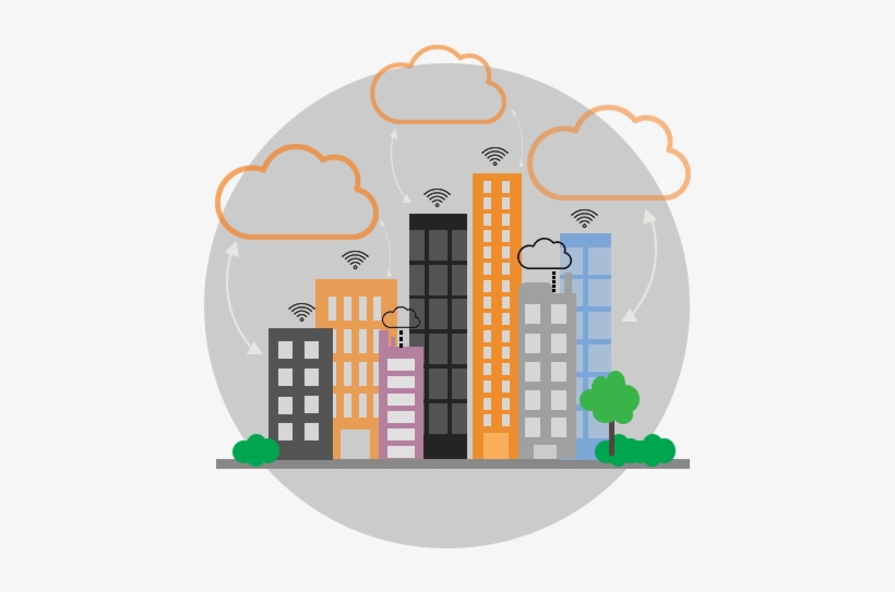 Netserve365 Cloud Computing - Village Flat Design, transparent png