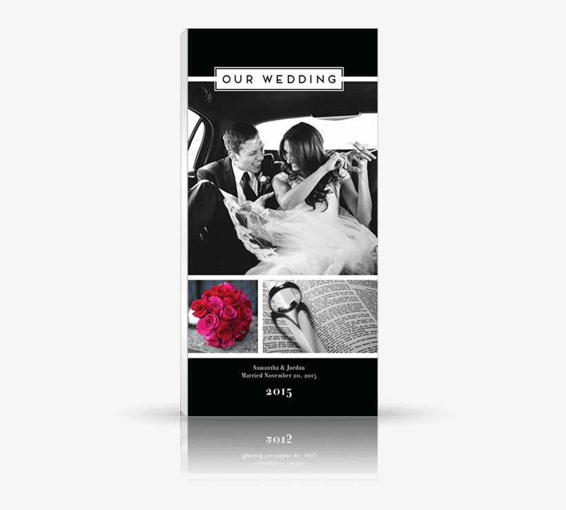 Our Wedding Collage Album - Book, transparent png