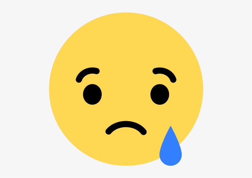 Facebook Sad Emoji Png, transparent png