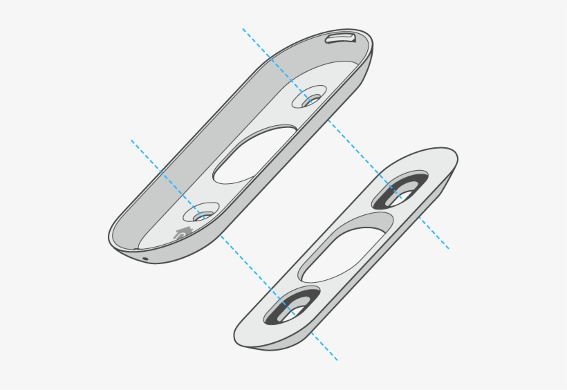 If Your Doorbell Is Located In A Corner, You Can Use - Nest Hello Wedge Kit, transparent png