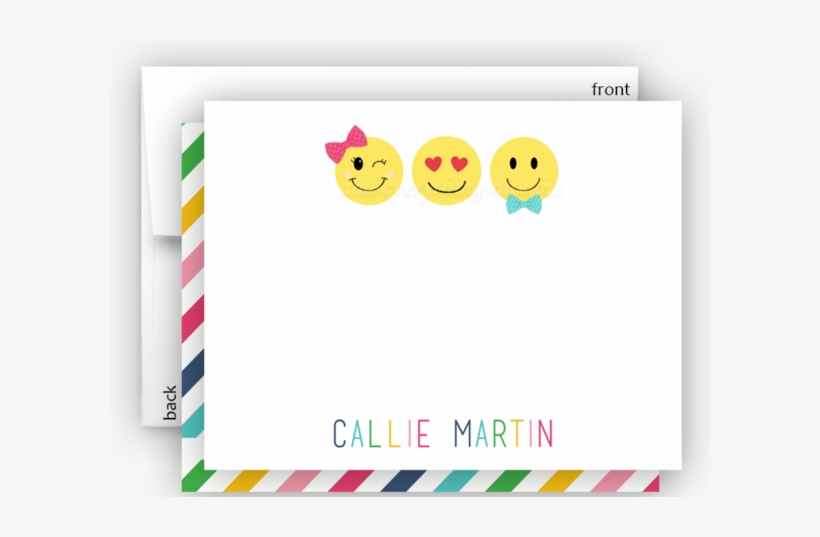 Emoji Ii Thank You Cards Note Card Stationery • Flat, - Stationery, transparent png