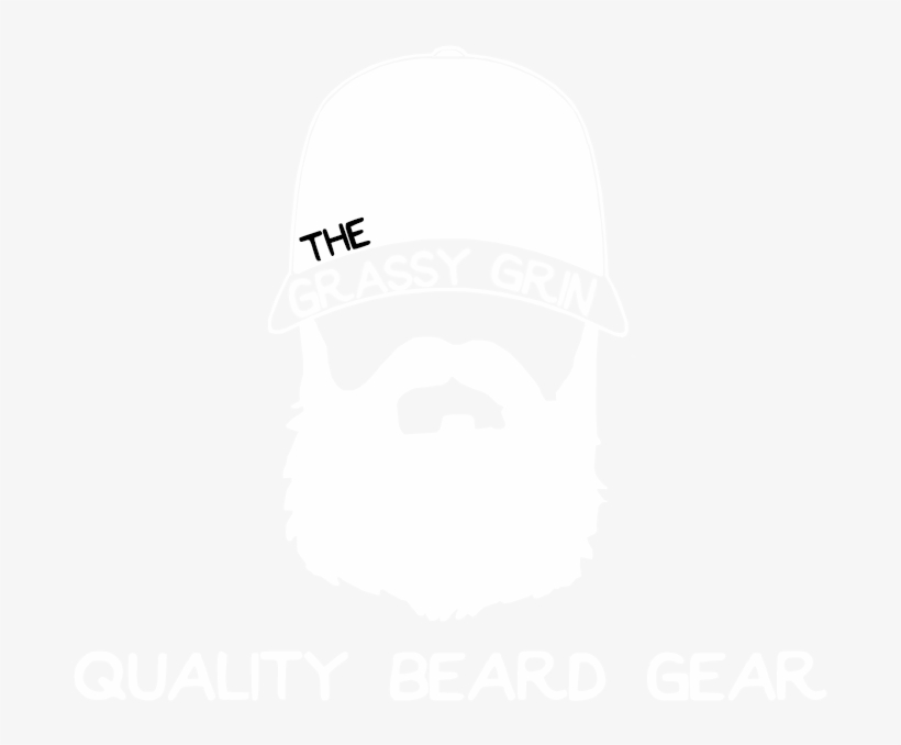 Beard Logo White Text - Logo, transparent png