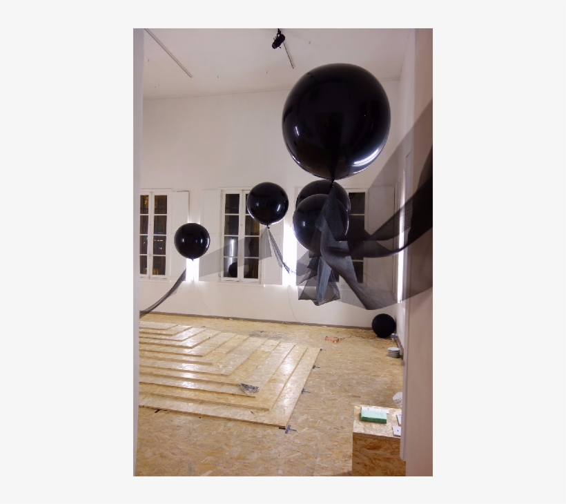 Inside A Single Balloon At The Entrance Of The Gallery - Plywood, transparent png