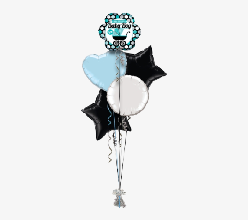 Beautiful Baby Boy New Baby Balloon - Happy Birthday Sister Balloons, transparent png