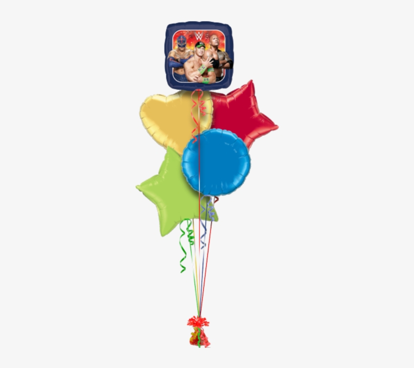 Wwe Group Get Well Balloon - Wwe 18" Foil Balloon, transparent png
