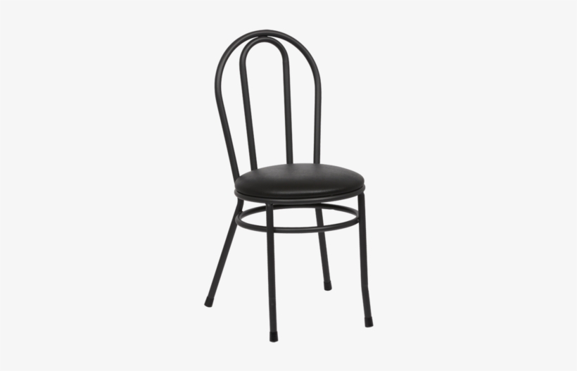 Royal Industries Hairpin Back Steel Frame Black Vinyl - Chair, transparent png