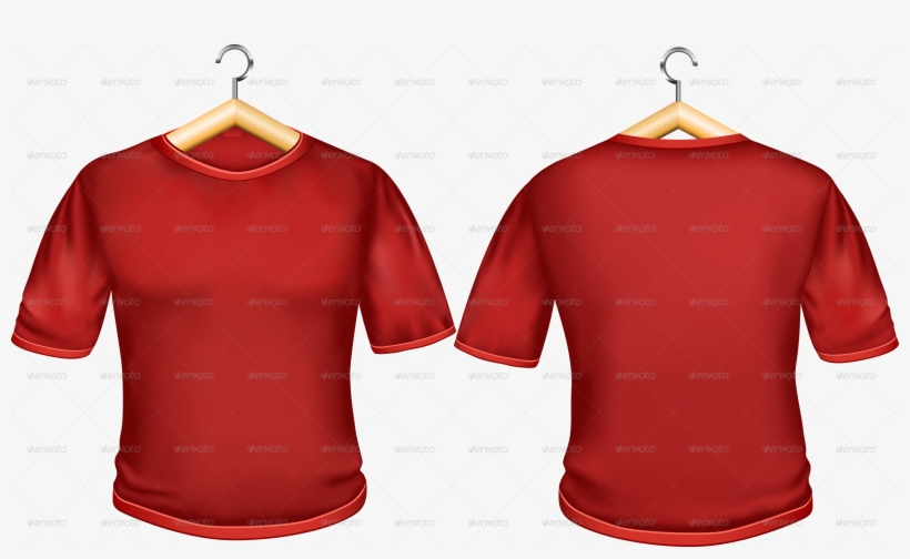 T-shirt Red - Product, transparent png