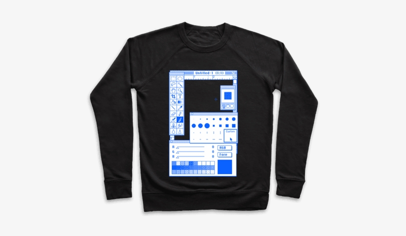 Photoshop Pixel Tools Pullover - Spill The Tea Quotes, transparent png