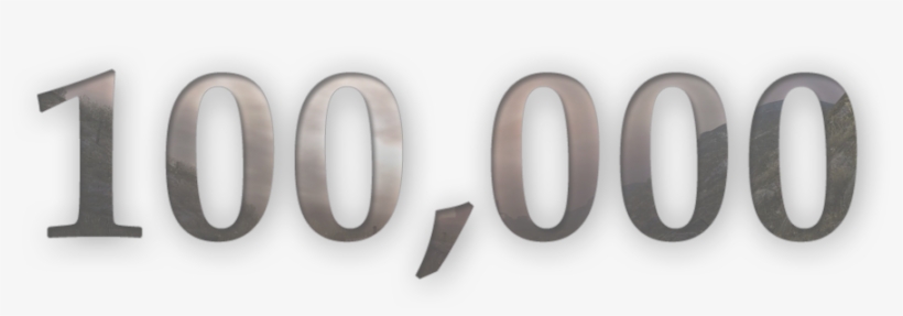 Big Big Big Thank U Again - 100k Views Png, transparent png