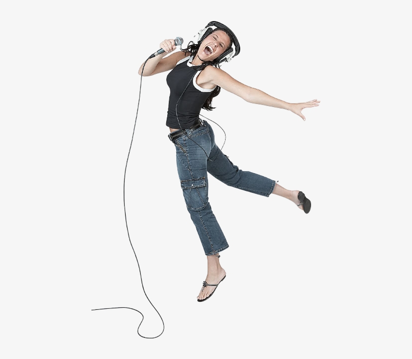 Singer Jumping - Music, transparent png