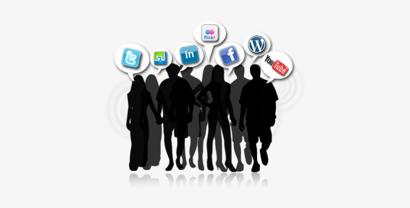 On Social Networking Sites Social People Png - Social Media Management, transparent png