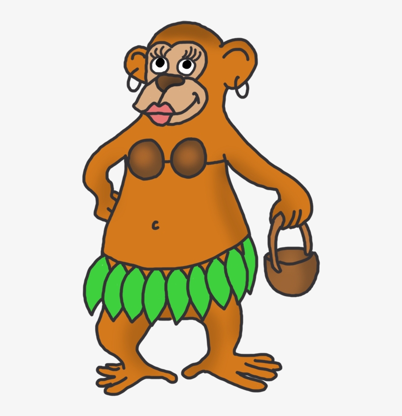 Png Library Stock Funny Drawings Clip Art - Lucu Monyet, transparent png