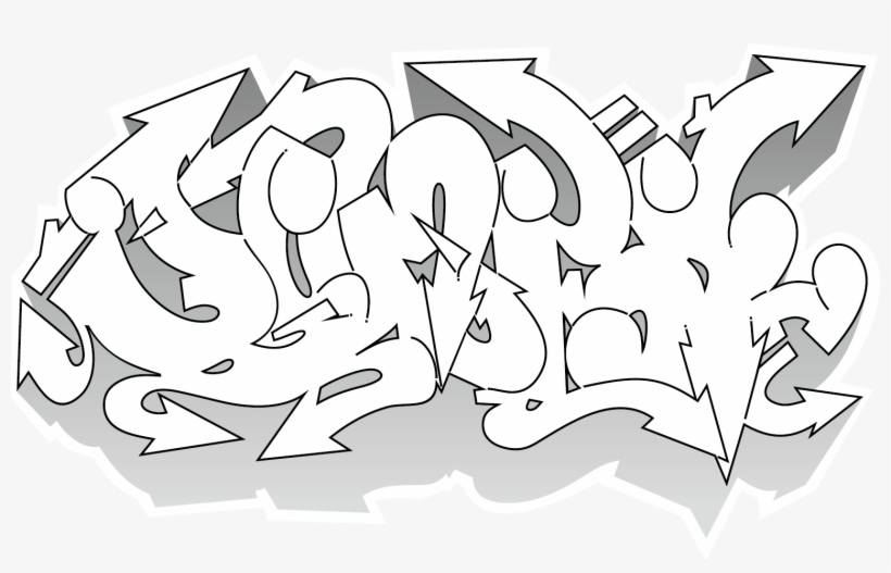 Svg Black And White Download Clip Art Light Transprent - Граффити Легкие, transparent png