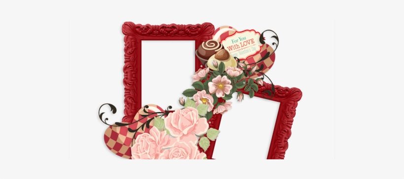 Double Frames Love Png, transparent png