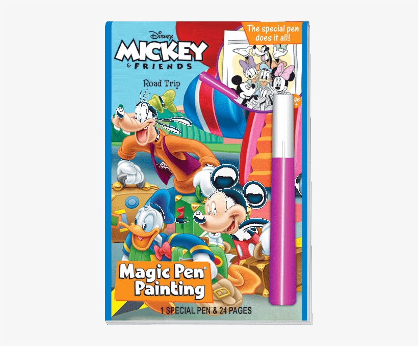 Mickey Mouse Road Trip Magic Pen - Lee Publications Magic Pen Painting, Disney Mickey, transparent png