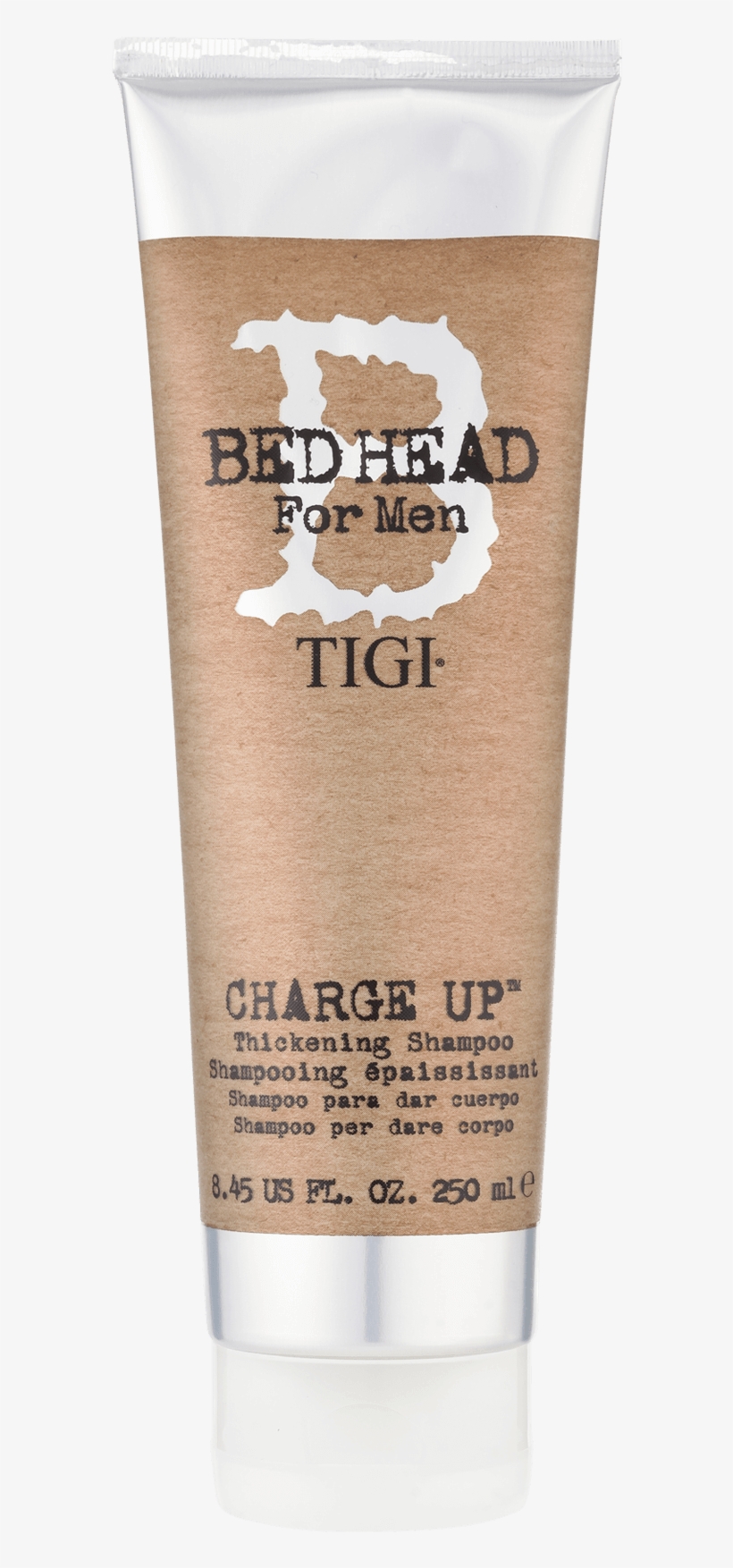 Bed Head For Men By Tigi Charge Up Thickening Shampoo - Bed Head For Men Charge Up Shampoo, Thickening - 8.45, transparent png