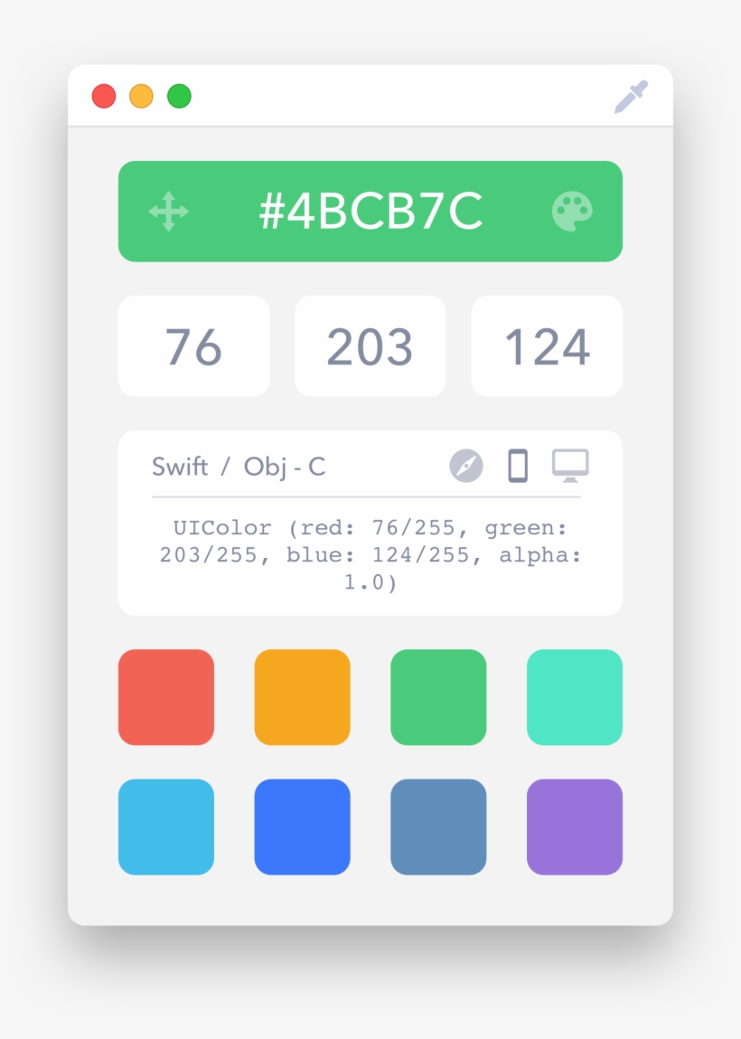 A Beautiful Color Picker For Macos - Resistance Band, transparent png