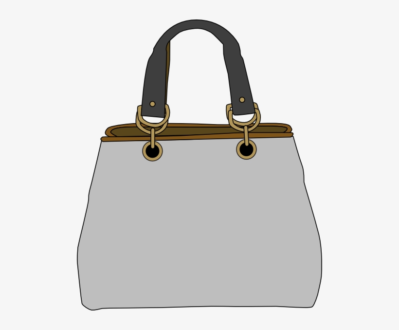 How To Set Use Gray Bag Clipart - Purses And Bags Cliparts, transparent png