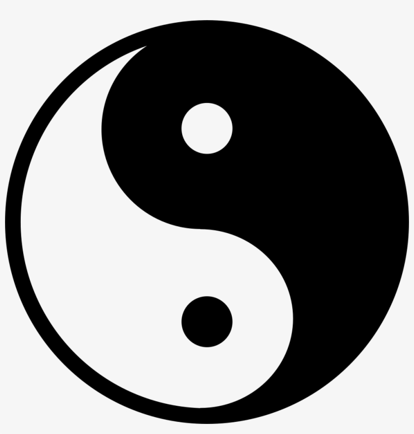 Yin And Yang Symbol Clip Art - Yin And Yang Png, transparent png