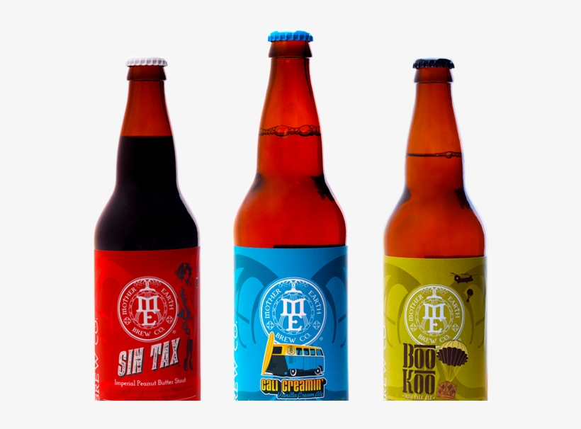 Bottles - Mother Earth Beer, transparent png
