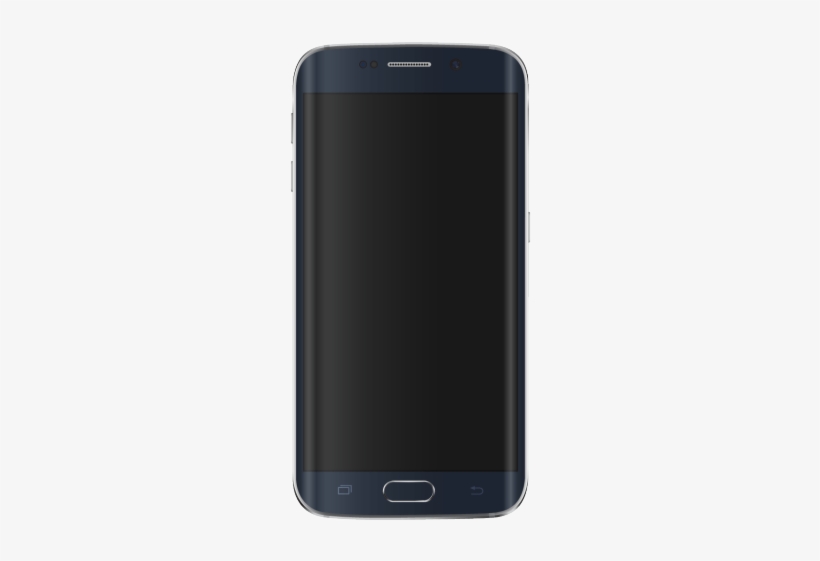 Wholesale Used Samsung Galaxy S6 Edge Blue Front Phone - Mobile Phone, transparent png