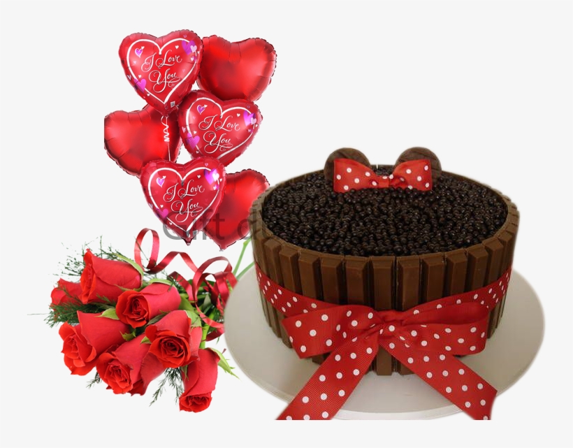 Cake Delivery In Sharjah - Design Cake In Red Ribbon, transparent png