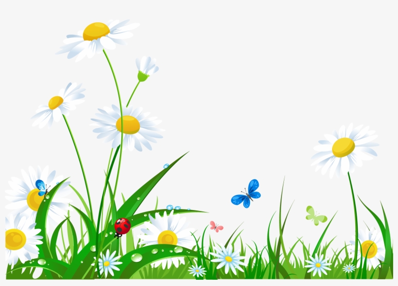 28 Collection Of Nature Background Clipart Png High - Lady Bugs Double Street Pole Banner 30 In X 96 In V, transparent png