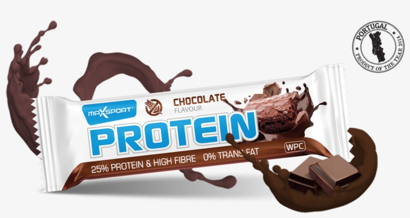 Chocolate Flavour - Max Sport 24 X Protein Bar 60 G, transparent png