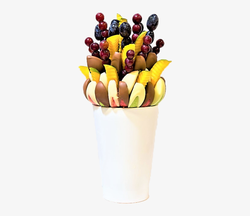 Apple & Mango Delight Vase, transparent png
