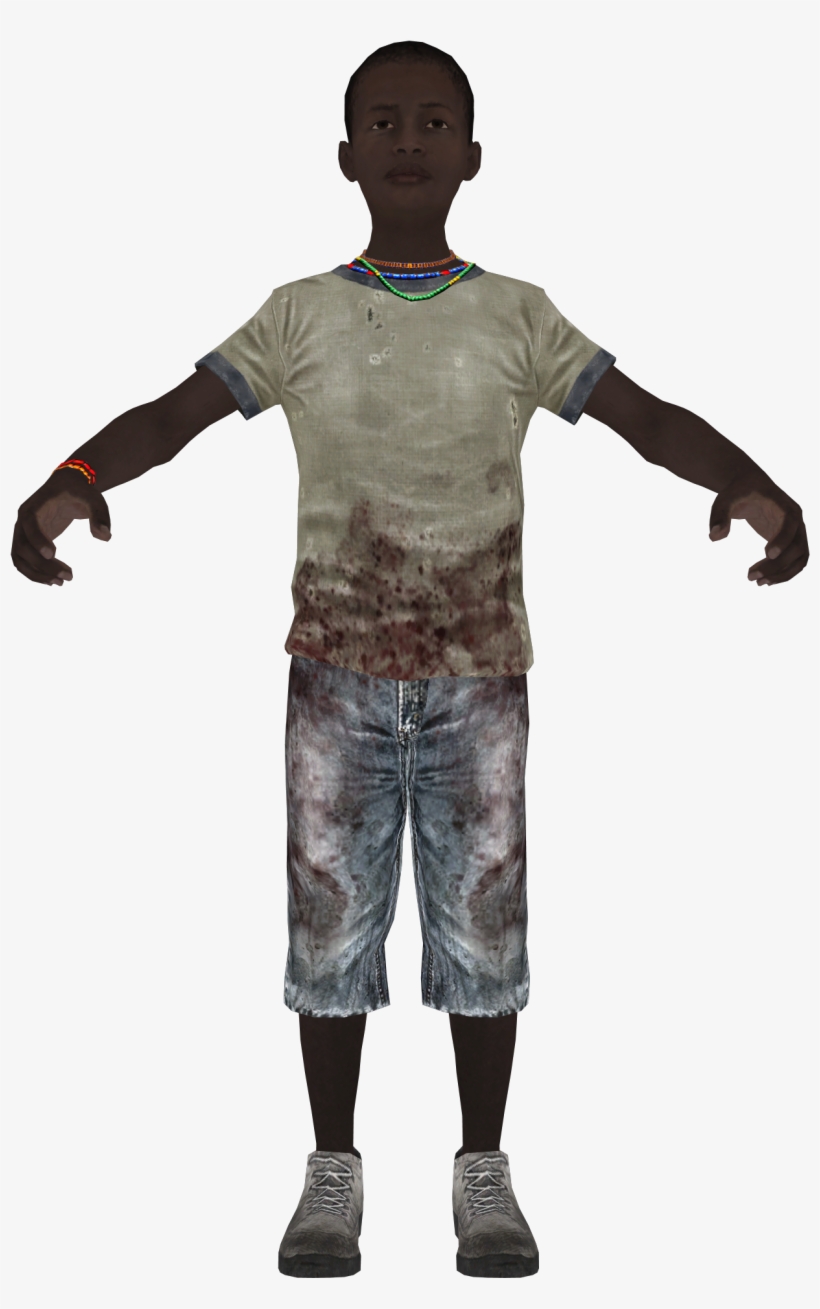 Civilian Haiti Boy Model Boii - Call Of Duty: Modern Warfare 2, transparent png