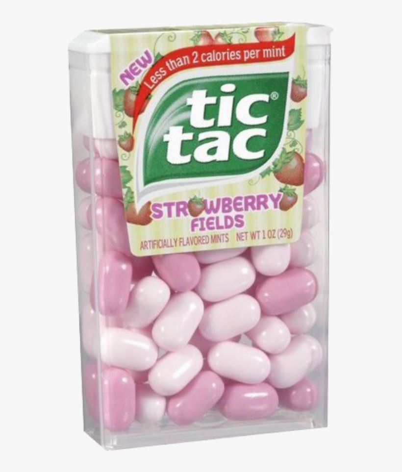 Tictac Aesthetic Strawberry Png Overlay Edit - Tic Tac Big Packs, transparent png