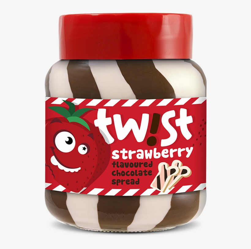 Twist Strawberry - Twist Chocolate Spread, transparent png