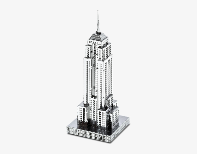 Metal Earthe Architecture - Metal Earth Empire State Building, transparent png