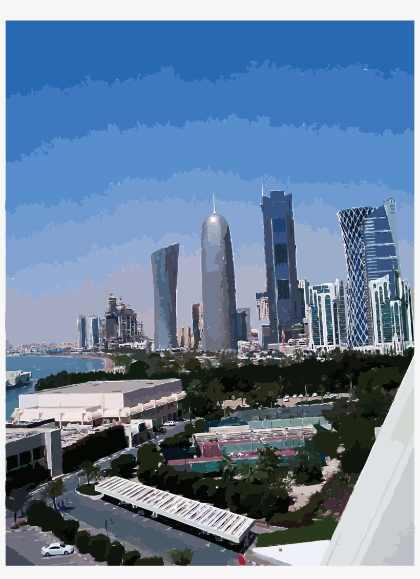 This Free Icons Png Design Of Doha Towers From Sheraton, transparent png