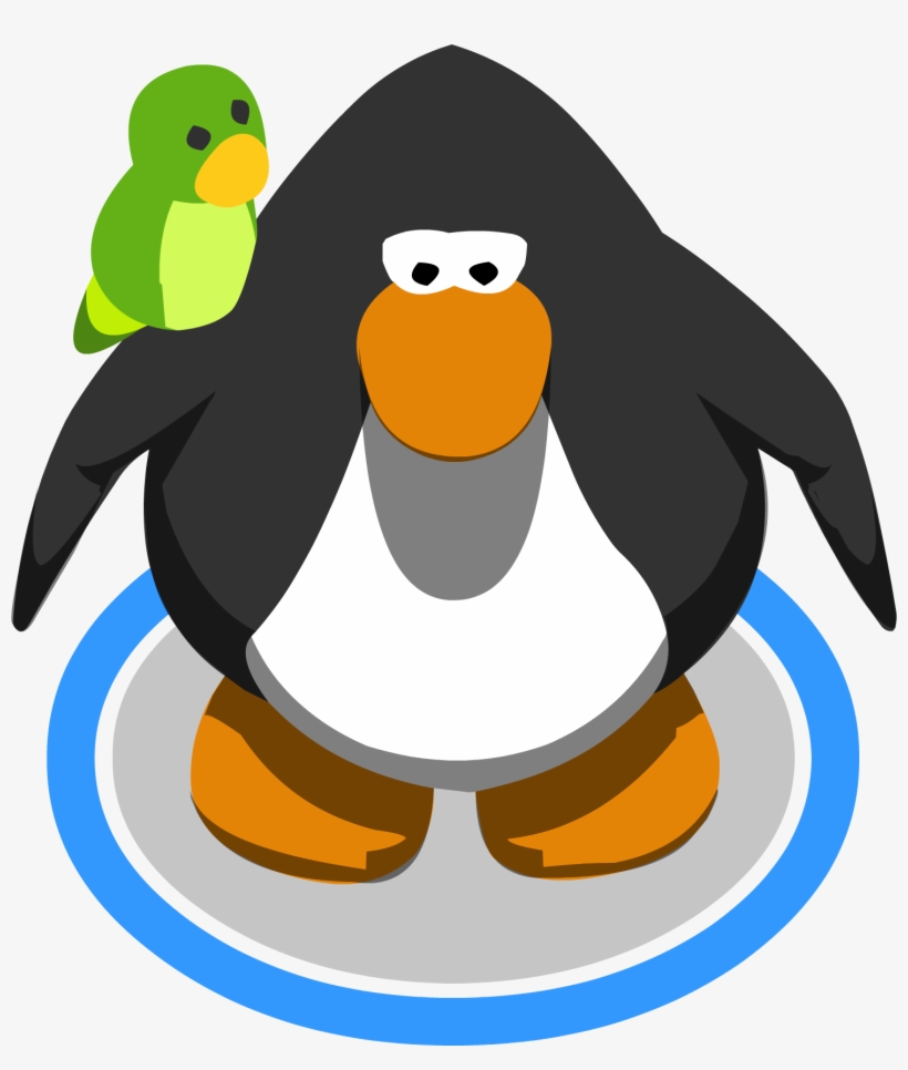 Green Parrot Ig - Penguin With A Tie, transparent png